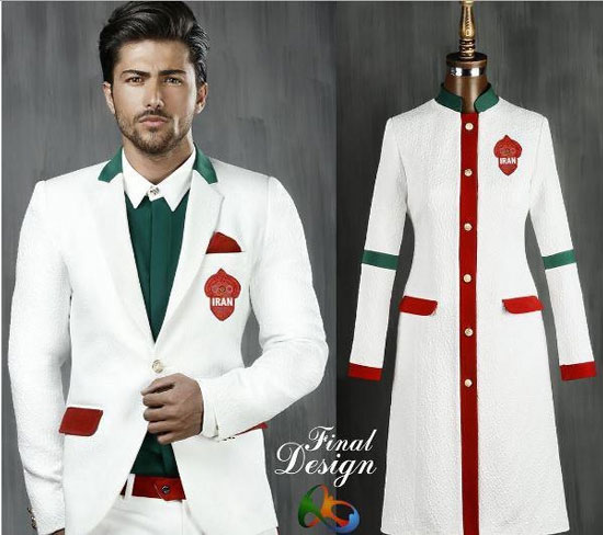طرح نهایی لباس کاروان المپیکی ایران