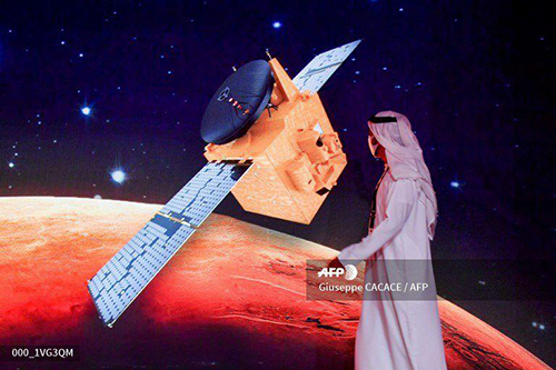 تصاویر ثبت‌شده از ماموریت فضایی امارات به مریخ