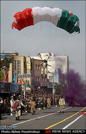 عکس: حاشیه های مراسم رژه ارتش
