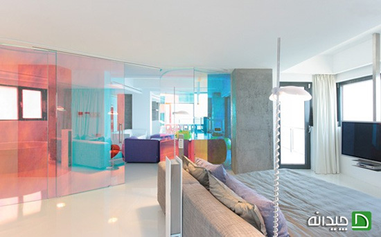 دیوارهای شفاف، جداکننده‌های زیبا در خانه کوچک شما!