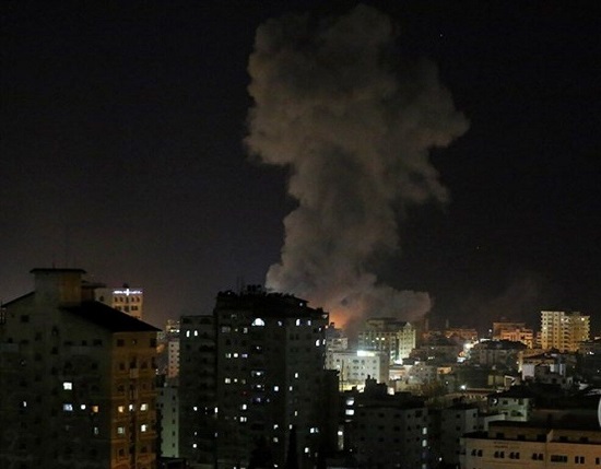 رژیم‌صهیونیستی، غزه را بمباران کرد
