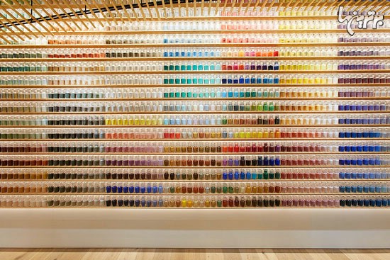 ابتکار جالب یک رنگ فروشی در ژاپن