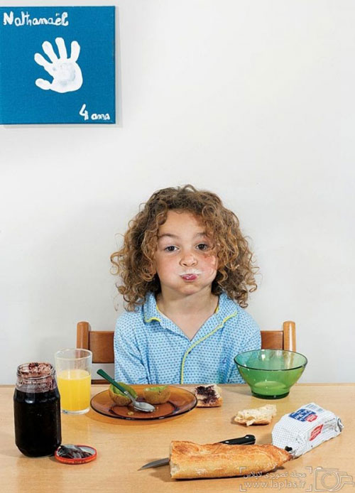 صبحانه بچه های سراسر دنیا +عکس