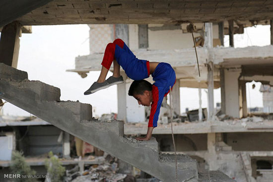 عکس: او پسر غزه است