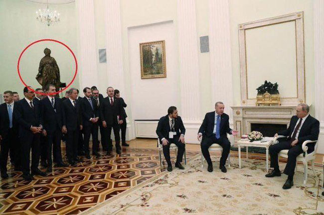 تصویری از هدیه عجیب پوتین به اردوغان
