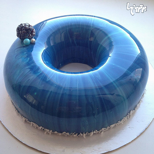 کیک های بی نظیر مرمری آینه ای! +عکس