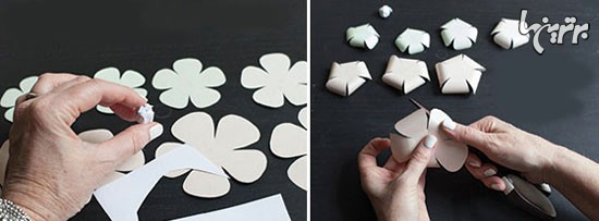 ایده نوروزی: ساخت گل کاغذی برای جعبه کادو