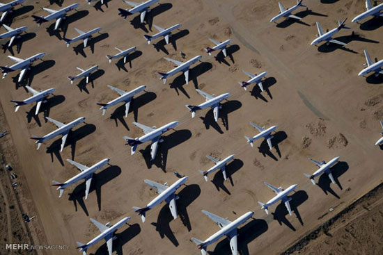 عکس: گورستان هواپیماها