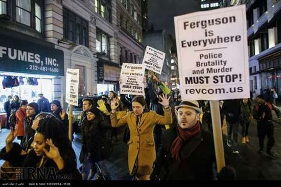 عکس: تظاهرات نیویورکی ها ادامه دارد