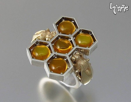 جواهرات منحصربفرد لانه زنبوری!