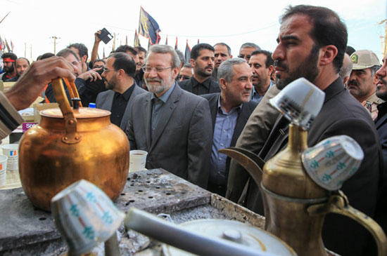 لاریجانی در مرز مهران و شلمچه + عکس