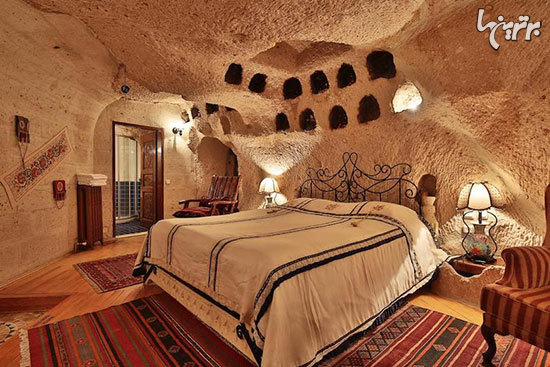 هتل هایی به شکل غار، در کاپادوکیه ترکیه