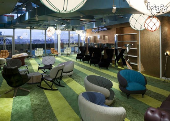 طراحی خلاقانه محل کار گوگلی ها در لندن