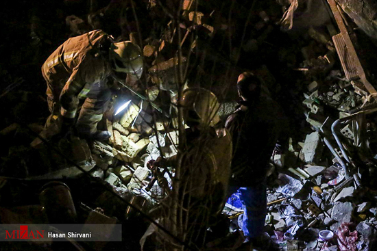 تصاویری از انفجار در خیابان خلیج فارس تهران