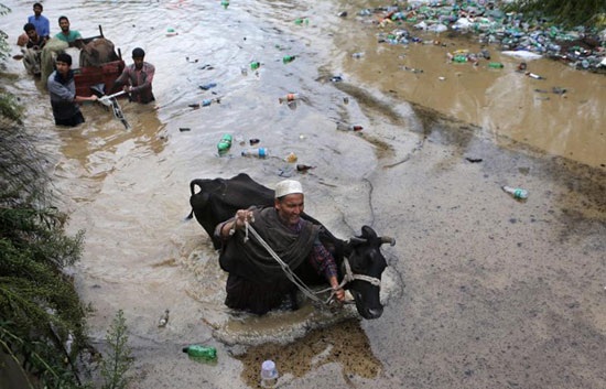 گزارش تصویری از سیل مرگبار در پاکستان