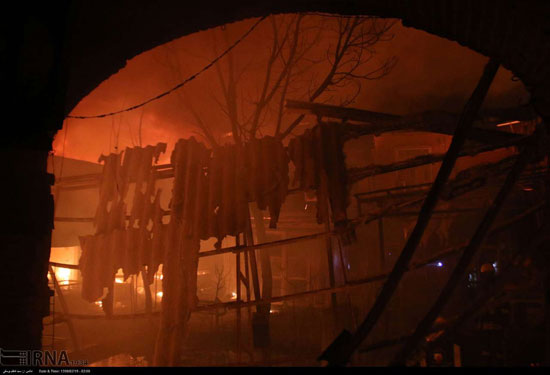 آتش‌سوزی در بازار تبریز مهار شد
