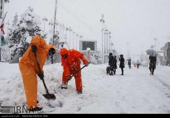 عکس: مازندران در محاصره برف