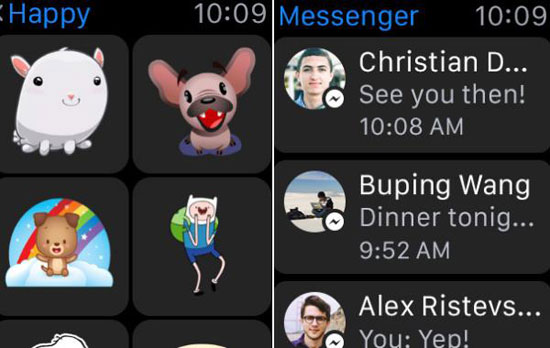 مسنجر فیسبوک برای اپل واچ عرضه شد