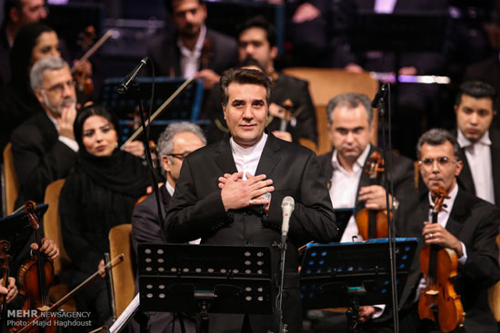 عکس: اجرای ارکستر موسیقی ملی ایران