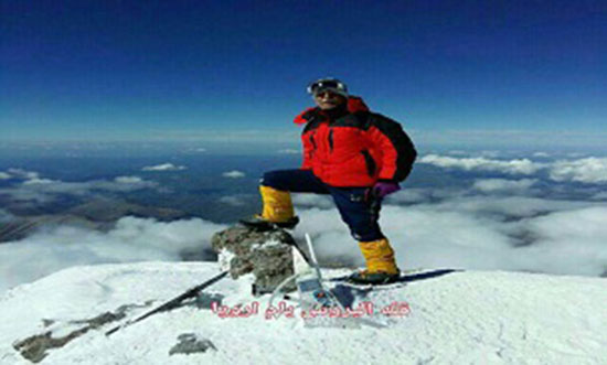 پیکر کوهنورد ایرانی در «کارل مارکس» باقی ماند