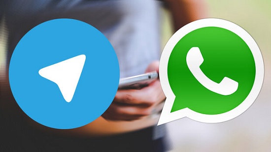 «واتس‌اپ» در حال سبقت از «تلگرام»