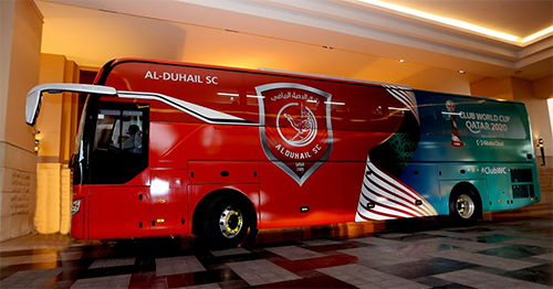رقیب استقلال از اتوبوس جام باشگاه‌ها رونمایی کرد