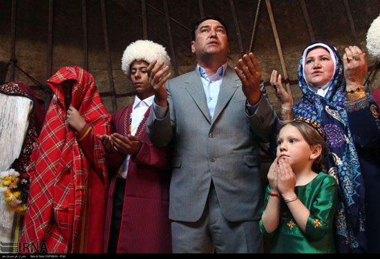 مراسم ازدواج ۸ زوج ترکمن