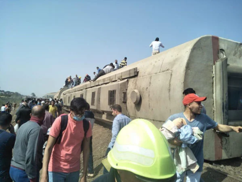 واژگونی قطار در مصر حادثه آفرید