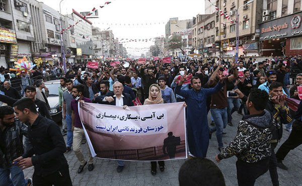 اعتراض مردمی به بحران خوزستان