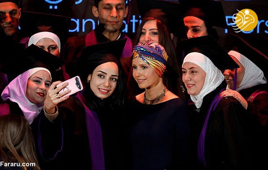 حجابِ همسر بشار اسد پس از ابتلا به سرطان