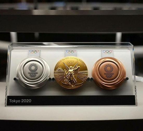 تصویری از مدال‌های بازی‌های المپیک توکیو