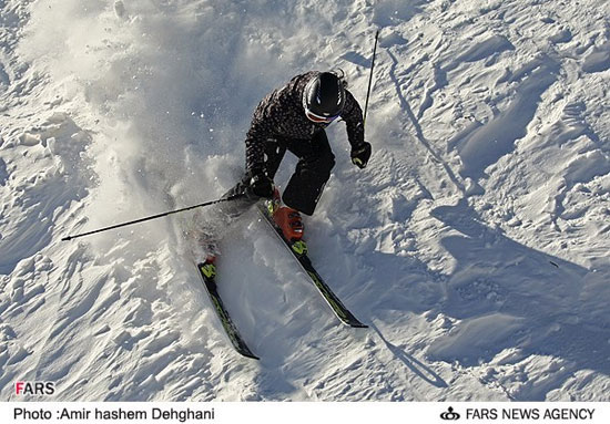 گزارش تصویری: اسکی در پیست دربندسر