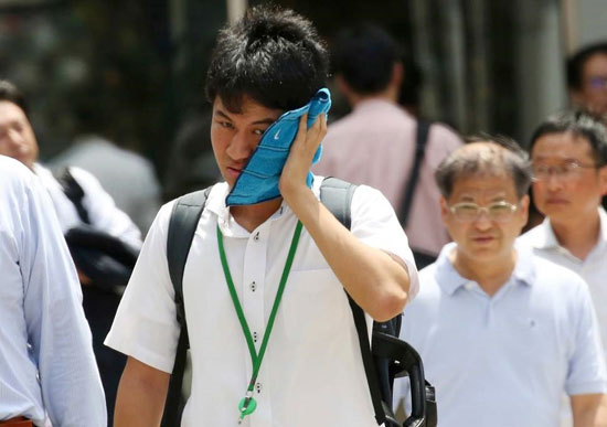 گرمای هوا در ژاپن ۴۴ قربانی گرفت