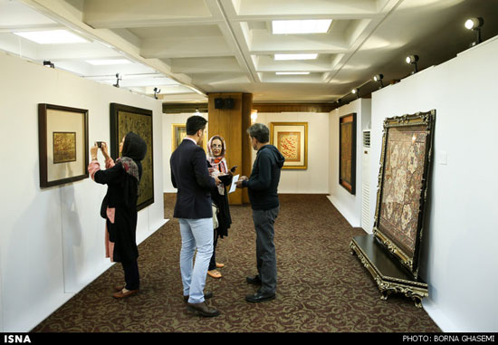 تصاویری از نمایشگاه آثار حراج ملی