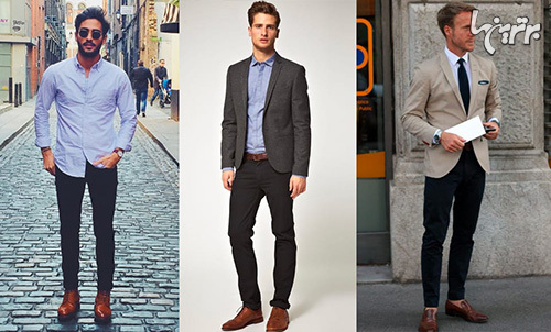 راهنمای پوشیدن کفش قهوه‌ای یا لباس مشکی برای آقایان