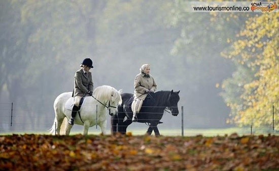 اسب سواری ملکه 89 ساله! +عکس
