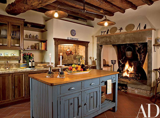 آشپزخانه های صمیمی به سبک روستیک