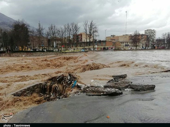 سیلاب و طغیان رودخانه‌های لرستان