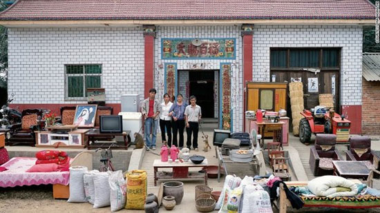 دار و ندار خانواده‌های چینی در قاب تصاویر