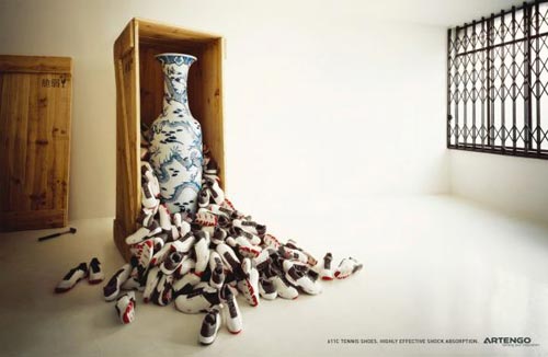 تبلیغات غیرمعمول اما خلاقانه برندهای کفش