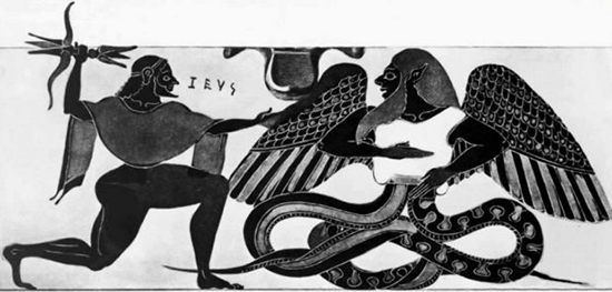 موجودات افسانه‌ای در داستان‌های اساطیری یونان