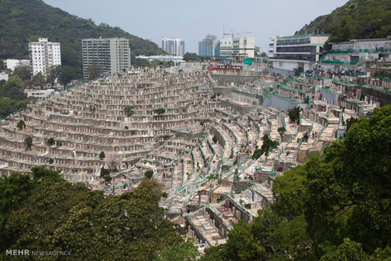 عکس: کمبود گورستان در هنگ کنگ