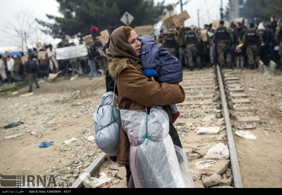 عکس: سیل ورود پناهجویان به اروپا