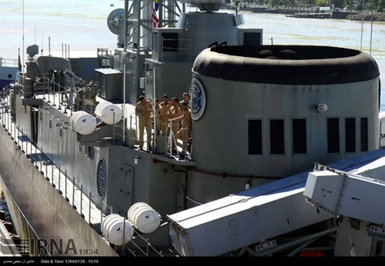 عکس: اعزام کشتی جنگی ایران به روسیه