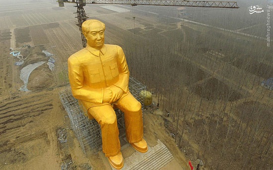 عکس: مجسمه غول پیکر مائو در چین