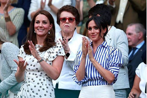 عروس‌های خانواده سلطنتی انگلیس تماشاگر فینال تنیس ویمبلدون