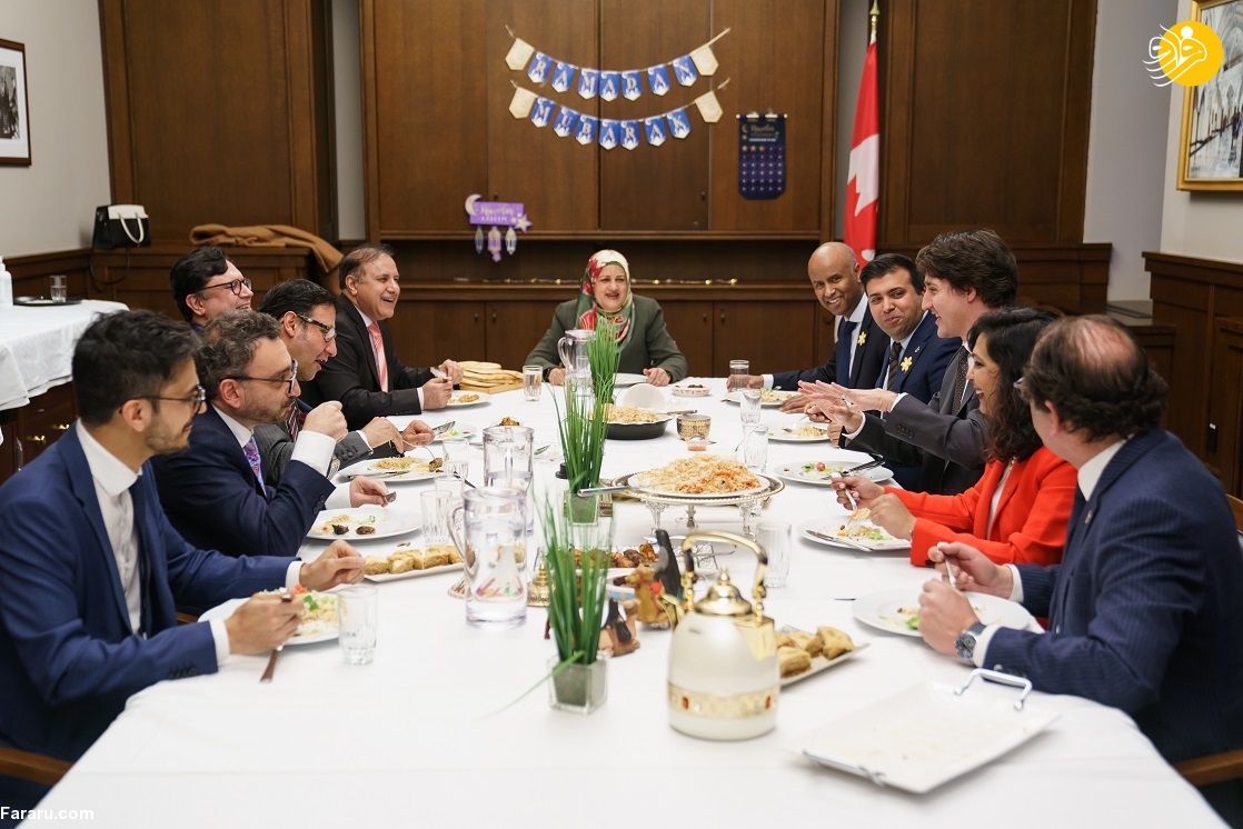 شادباشِ رمضانی به سبک نخست‌وزیر کانادا