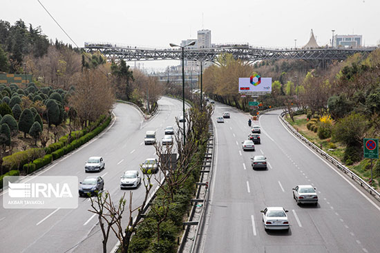 نفس کشیدن خیابان‌های تهران در اولین روز بهار
