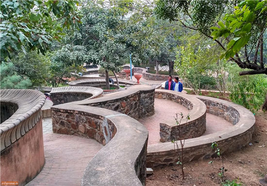 باغ «حواس پنجگانه» مکانی زیبا در شبه‌قاره