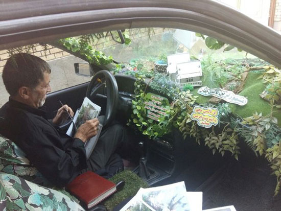 سبزترین تاکسی ایرانی +عکس